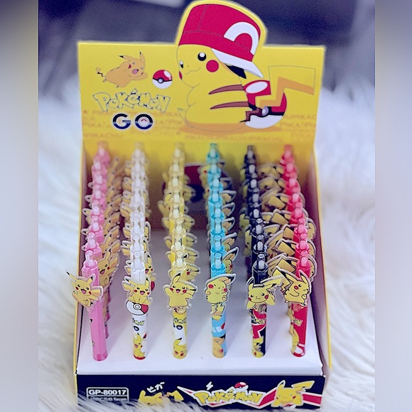 Pikachu Pens Set of 6 - Picture 4 of 4